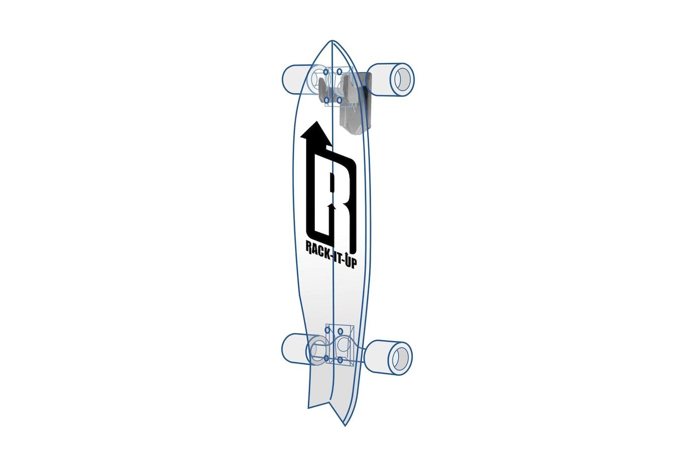 E-Skateboard Wandhaken