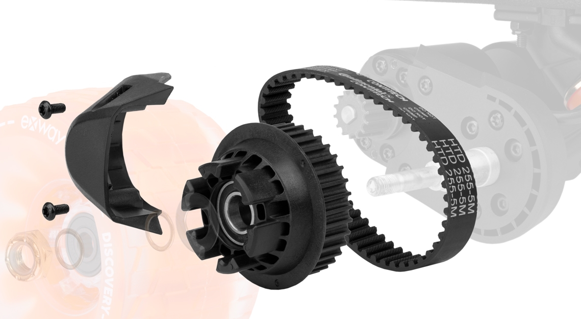 Exway Cloudwheel Adapter 105mm Flex & X1 Exway Cloudwheel Adapter 105mm Flex & X1