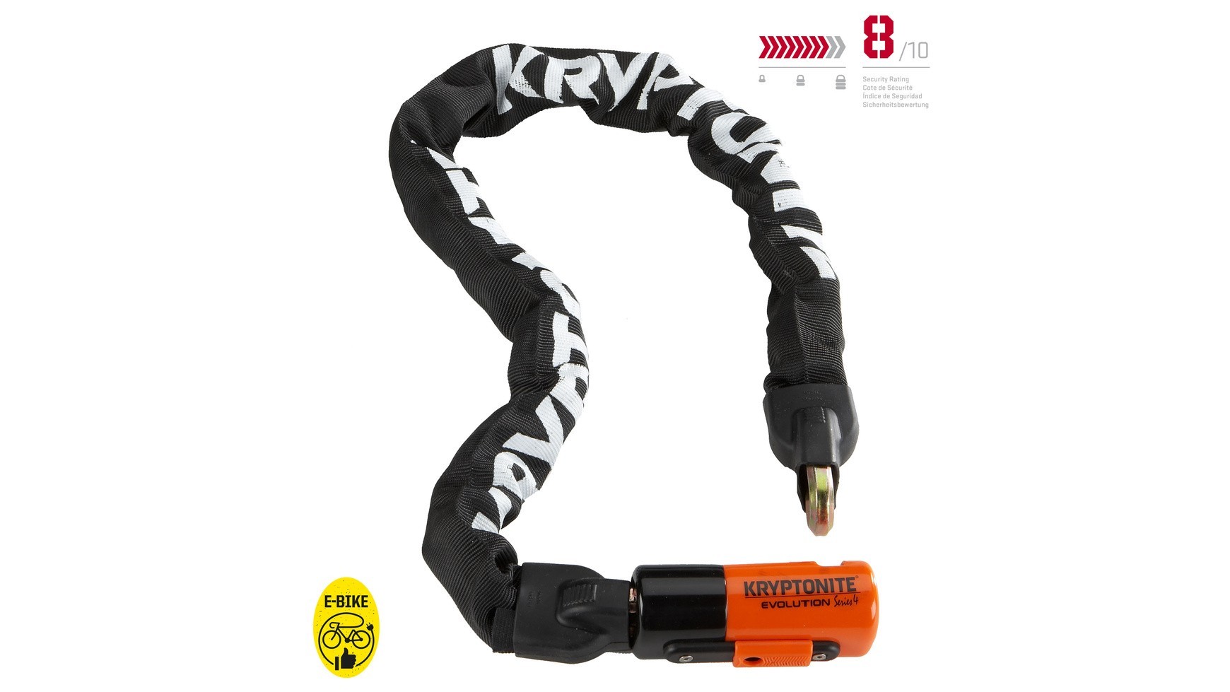 Kryptonite Evolution Series 4 Integrated Chain1090 Kryptonite Evolution Series 4 Integrated Chain1090